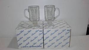 lot 223 image: Princess House Heritage Irish mugs (8)