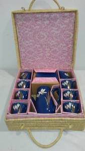 lot 226 image: Oriental teapot Set Cobalt Blue.