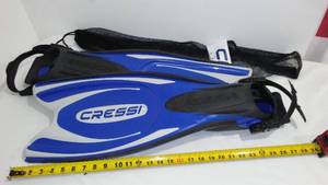 lot 202 image: Cressi Frog Plus Fins.