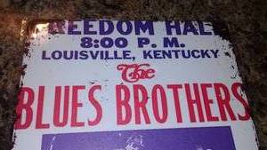 lot 296 image: Blues Brothers Metal Sign, 8 x 12.