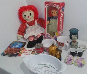 lot 357 image: Campbells Soup Collectibles, Raggedy Ann & more