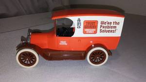 lot 325A image: 1916 Studebaker Panel Delivery Die Cast Bank.