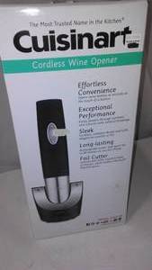 lot 381 image: Cuisinart Wine Opener New In Box