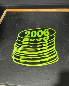 Vehicle Year Stickers
