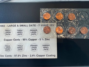 lot 49 image: 1982 Lincoln Cent Collection