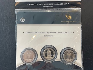lot 78 image: America the Beautiful 3 Coin Quarter Set
