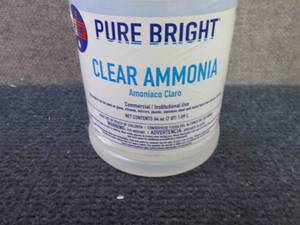 8- 64 oz Pure Bright Clear Ammonia...