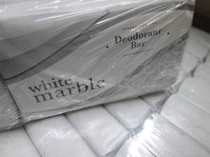 200 White Marble Deodorant Bars...