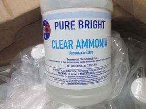7- 64 oz Pure Bright Clear Ammonia...