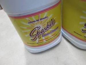 3 Gallons Sparkle Glass Cleaner...