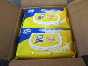 6- 80 ct Flat Packs Lysol Disinfect...