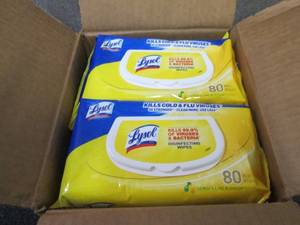 6- 80 ct Flat Packs Lysol Disinfect...