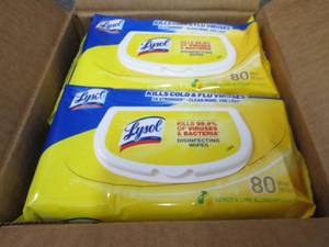 6- 80 ct Flat Packs Lysol Disinfect...