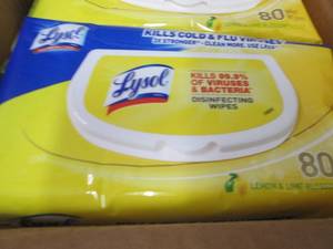 6- 80 ct Flat Packs Lysol Disinfect...