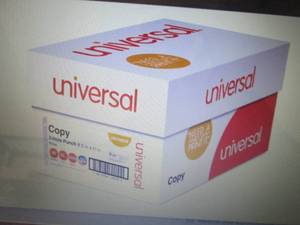 8 Reams Universal UNV28230 20 lbs. ...