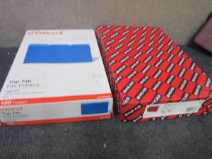 100 Top Tab Legal File Folders, 100...
