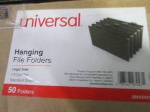 50 Universal Legal Hanging Folders...