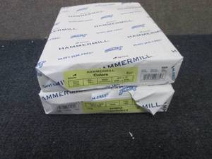 2 Reams Hammermill Yellow 8.5x11 in...