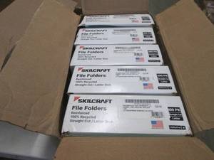5- 100 ct Boxes Skilcraft Green Fil...