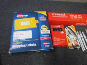 Shipping Labels, 3 Hole Punch, Asso...