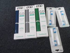 3 Pop Sonic Toothbrushes with extra...