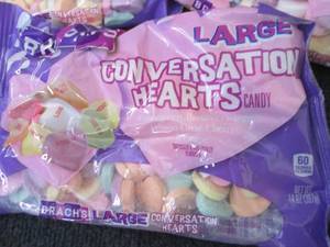 3- 14 oz Brachs Converstion Hearts...