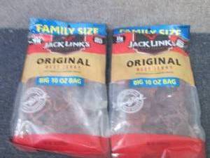 2- 10 oz Jack Links Original Beef J...