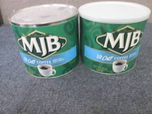 2-23 oz MJB Half Caff Coffee...