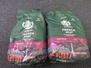 2- 28 oz Star Bucks French Roast Gr...