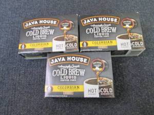 3- 6pks Java House Cold Brew Colomb...