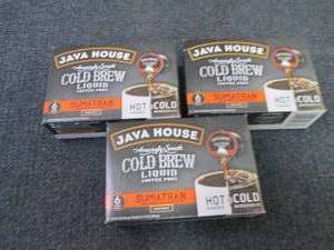 3- 6pks Java House Cold Brew Sumatr...