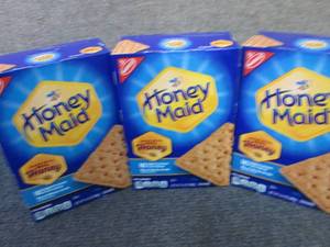 3- 14.4 oz Boxes Honey Maid Graham ...