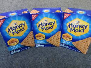 3- 14.4 oz Boxes Honey Maid Graham ...