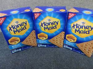 3- 14.4 oz Boxes Honey Maid Graham ...