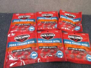 6- 2.85 oz Jack Links Barbecue Pork...