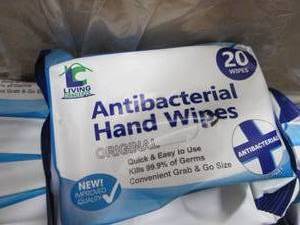 36- 20 pks  Antibacterial Wipes...