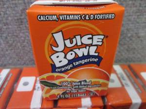 44- 4 oz Juice Bowl Orange Tangerin...