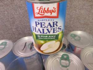 12- 15 oz Cans Libbys Pear Halves...