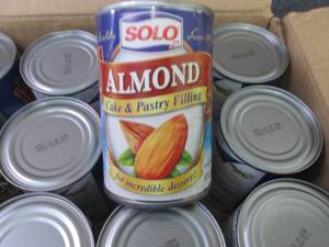 12- 12.5 oz Solo Almond Cake & Past...