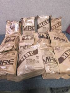 Sealed Case of 12 MREs Meal Ready ...
