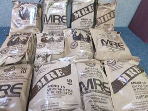 Sealed Case of 12 MREs Meal Ready ...