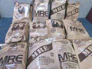 Sealed Case of 12 MREs Meal Ready ...