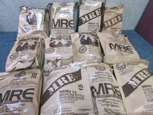 Sealed Case of 12 MREs Meal Ready ...