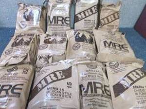 Sealed Case of 12 MREs Meal Ready ...