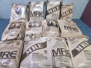 Sealed Case of 12 MREs Meal Ready ...