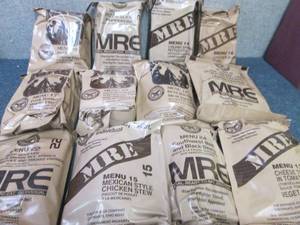 Sealed Case of 12 MREs Meal Ready ...