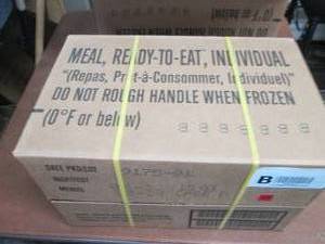 Sealed Case of 12 MREs Meal Ready ...