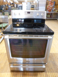 lot 4 image: Maytag Flat Surface Stove and Convection Oven