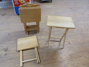 lot 23 image: Set of 6 TV Wood Trays