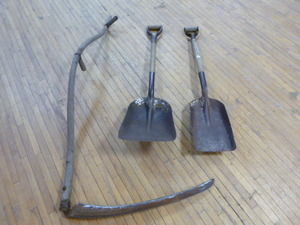 lot 74 image: Shovels and Sickle